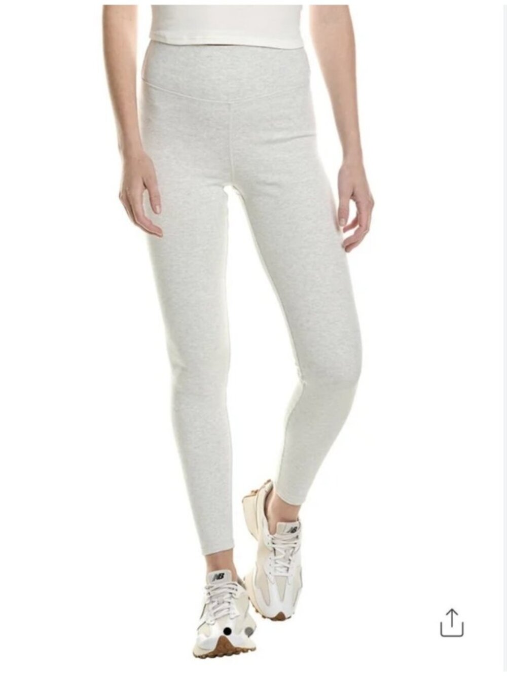 IVL Collective Lounge Legging XS Heather Grey Cotton Jersey High Rise Cozy